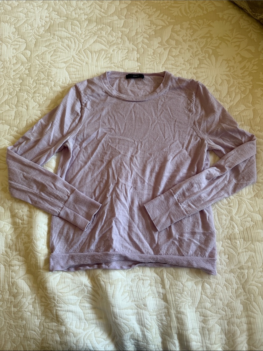 J. Crew Light Purple Crewneck Sweater